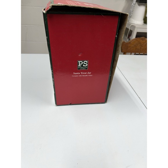 A Christmas Story Santa‎ in Chimney COOKIE JAR Metallic Shiny - Picture 11 of 12